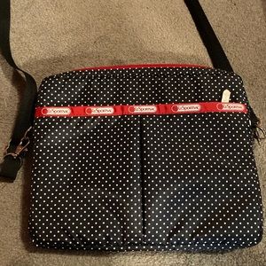 Le Sport Sac square cross body bag. NWOT